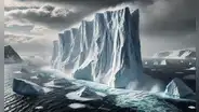 El iceberg más grande del mundo que se desprendió en 1986 y permanece girando en medio del océano