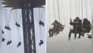Personas quedan atrapadas a más de 70 metros en juego ‘Supergirl’ en Six Flags México a causa de tormentas