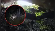 Argentinos se sorprenden al entrar a una cueva desconocida en Amazonas, Perú: hay rocas brillantes, huesos y cerámicas