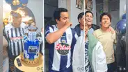 Peruano celebra su cumpleaños con temática de Alianza Lima y su amigo va con camiseta de la ‘U’