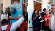 Alumnos y padres arrojaron huevos a congresista María Agüero cuando visitaba colegio en Arequipa