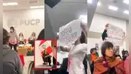 Estudiantes sorprenden a Mercedes Aráoz durante seminario en universidad y le recuerdan el ‘Baguazo’