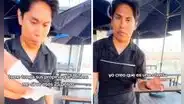 Mesero se indigna por poca propina que le dieron y genera ola de comentarios: “No es una obligación”