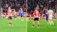 Luis Advíncula 'explotó' y encaró a jugadores de Estudiantes tras celebraciones por el gol