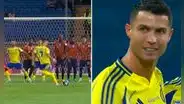 Cristiano Ronaldo quiere hacer historia: anotó espectacular gol de tiro libre y se puso a uno de los 900