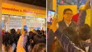 Emotiva despedida de Metro UNI: clientes y trabajadores se unen en aplausos