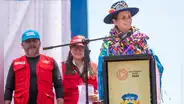 Ministra Hania Pérez de Cuéllar llega a Juliaca y hace insólito pedido: "Oren para que no seamos tentados a robar"
