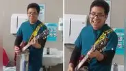 Médico peruano alegra con canciones a niños en el hospital y usuarios lo elogian: "Vocación de servicio"