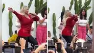 ¡Inesperado! Susy Díaz causa furor en la PUCP y universitarios entonaron 'Vive la vida'