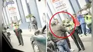 Callao: policía apunta con arma a chofer que habría intentado darse a la fuga y la habría atropellado