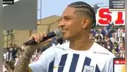 Paolo Guerrero cometió tremendo exabrupto durante su presentación: "Arriba Alianza, la c..."