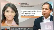 Secretaria de Edgar Tello, acusada de participar en recorte de sueldos: “Si él no me cuida, lo lamento”
