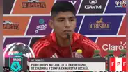 Piero Quispe y su firme respuesta previo al partido ante Colombia por las Eliminatorias: "Soy uno de los mejores"