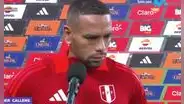 Alexander Callens reveló si fue culpa del comando técnico su cambio previo al gol de Colombia