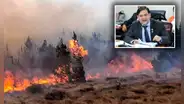 Incendio forestal en Lambayeque está descontrolado y gobernador regional pide apoyo a la Fuerza Aérea del Perú