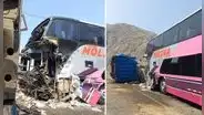 Dos muertos y 15 heridos en choque de bus con tráiler en Vía Los Libertadores