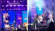 Estudiantes de la UCV sorprenden a Yahaira Plasencia al subir al escenario y bailar cumbia: “Nuevos talentos”