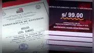 Mafias ofrecen diplomados falsos para trabajar en el Estado: venden certificados a S/99.00