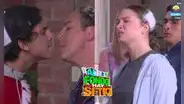 Tito le enseña a Valentino como besar en 'Al fondo hay sitio', pero Maripaz lo evita