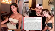 ‘Saliente’ de Pamela López es denunciado por Nardha Velarde por violencia psicológica