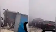 Choque múltiple en Pasamayo deja 2 heridos y restringe tránsito en la Panamericana norte