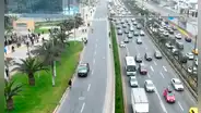 Tránsito restringido en San Borja por velorio de Alberto Fujimori, desvío vehicular cerca de av. Javier Prado