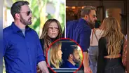 ¿Se reconcilian? Jennifer Lopez y Ben Affleck besándose en medio del divorcio