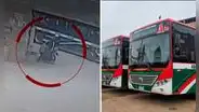 Empresa Santa Catalina dejará de operar por amenazas extorsivas: impactantes imágenes del tiroteo a sus buses