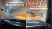 Joven muestra lo difícil que es salir de cochera en moderno edificio de Lima: “No apto para novatos”