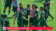 Paolo Guerrero explotó y encaró fuerte a Joel Alarcón al final del partido por sus polémicas decisiones