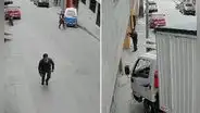 Hombre se salva de accidente tras resbalar en pendiente y en redes dicen:"Es sobrenatural"