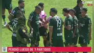 Paolo Guerrero y su fuerte reclamo contra Joel Alarcón al final del partido por sus polémicas decisiones