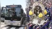 Este será el primer recorrido del Señor de Los Milagros: Metropolitano y corredores desviarán sus rutas