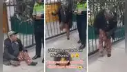 Ponen en evidencia a hombre que fingía discapacidad y usuarios dicen: "¡El colmo!"