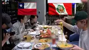Cantantes de NCT Dream viajan a Chile y lo primero que hacen es probar comida peruana: degustaron ceviche y lomo saltado