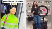 Mujer policía muestra su segundo empleo y es felicitada en redes: “Trabajo honesto”