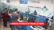 Migraciones LANZA una convocatoria laboral y está en busca de egresados técnicos y universitarios, con sueldos de hasta S/9.000