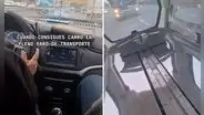 Consiguió auto para llegar a su trabajo durante paro, pero viajó con ataúd: “Última parada”