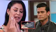 Karla Tarazona es ingresada a una clínica y Christian Domínguez no se aparta de ella: "Esta haciendo sus puntos"