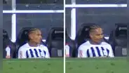 Paolo Guerrero descargó su frustración en el banco de suplentes: la reacción del 'Depredador' tras ser cambiado