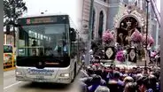 Primer recorrido del Señor de los Milagros 2024: rutas del transporte público para este sábado 5 de octubre