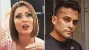 ¿Tiene celos? Christian Domínguez le hace escena a Karla Tarazona EN VIVO: "Me lo restriega en la cara"