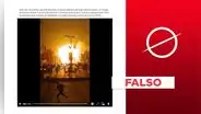 Video no expone bomba arrojada por el Ejército de Israel en Líbano