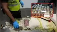 Piura: incautan más de una tonelada de cocaína oculta en pota, valorada en 50 millones de dólares y con destino a Europa