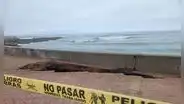 Alerta en la Costa Verde: se desploma parte de malecón de Miraflores tras nueva erosión del mar