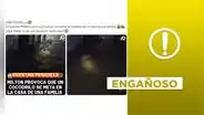 Video no muestra cocodrilo en casa por el huracán Milton en octubre de 2024