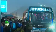 Primer bus 'El Chino' registrado durante paro de transportistas en vía de Evitamiento: "Está llenecito"
