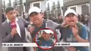 Reportero agrede a manifestante en plena transmisión EN VIVO durante el paro de transportistas en Lima: ¿Por qué me golpeas?