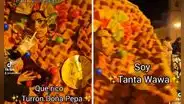 Mujer se disfrazó de 'Tanta wawa' y la confunden con 'turrón de Doña Pepa': su reacción es viral