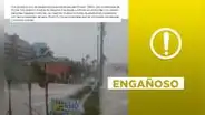 Video no capturó “en vivo” al reciente huracán Milton en la costa de Florida, EE. UU.